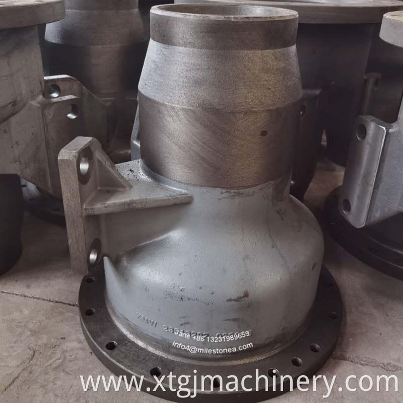 China hebei casting foundry factory produce cast iron axle rear case housing for truck trailer tractor